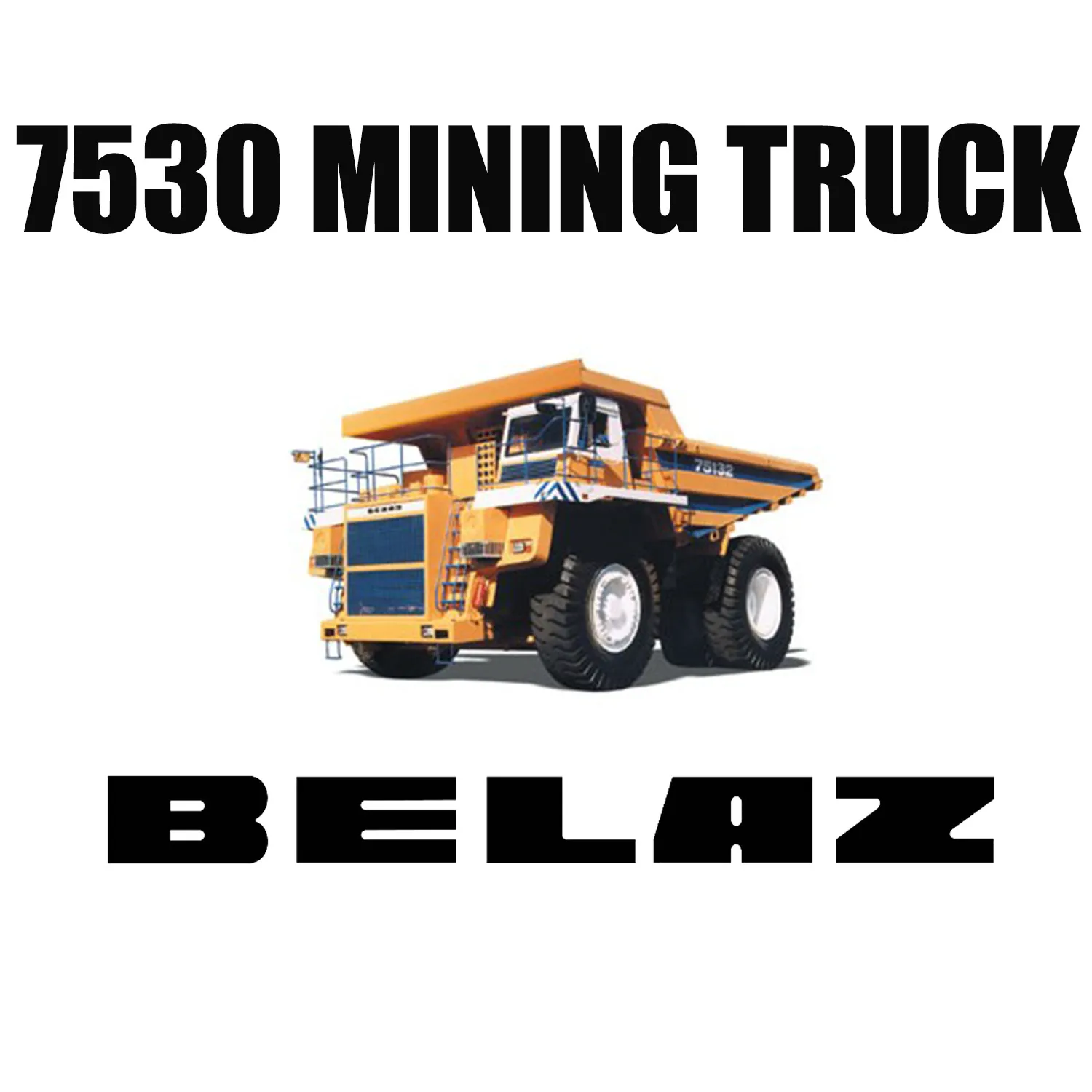 BELAZ 7530 รถขุดสำหรับขุดเจาะยางขนาด 46/90R57 สำหรับยางนอกถนน