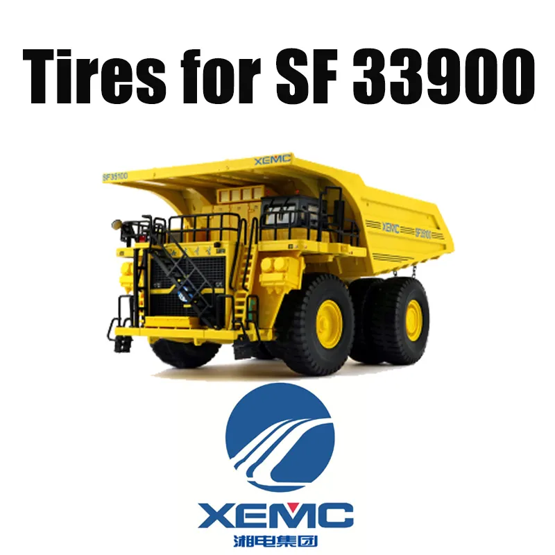 รถบรรทุกสำหรับงานเหมืองแร่สำหรับงานหนัก XEMC SF33900 พร้อมยาง OTR แบบออฟโรด LUAN 46/90R57