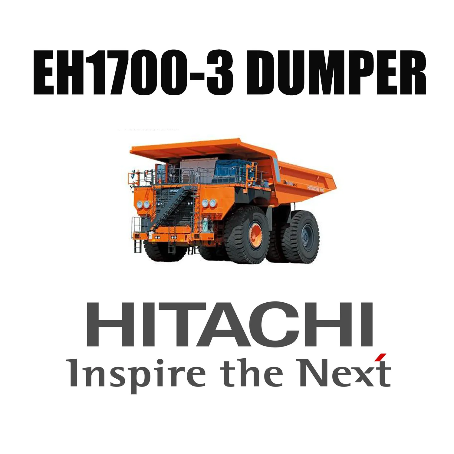 Hitachi Haul Trucks EH1700-3 พร้อมยาง OTR ยักษ์ LUAN 27.00R49