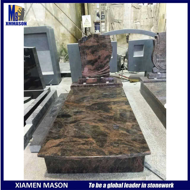 หลุมฝังศพแกะสลักราคาถูก Western Headstone Tombstone
