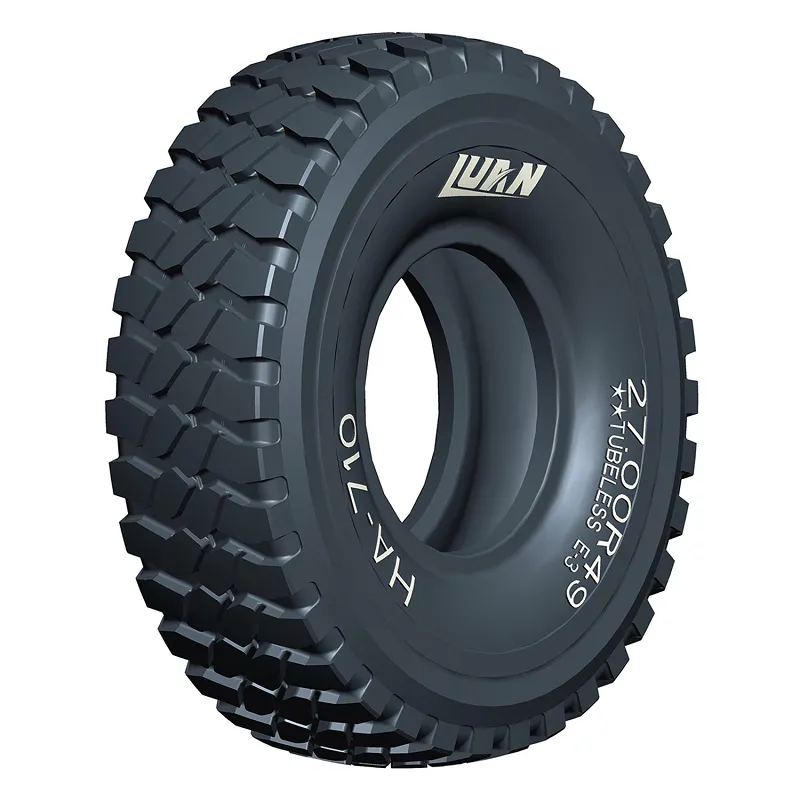 แรงฉุดลากที่ดีเยี่ยม 27.00R49 Giant OTR Tyres HA710 Tread for Muddy Road