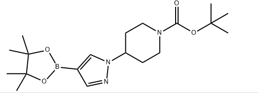 เติร์ต-บิวทิล 4-[4-(4,4,5,5-เตตระเมทิล-1,3,2-ไดออกซาโบโรลัน-2-อิล)-1H-ไพราซอล-1-อิล]พิเพอริดีน-1-คาร์บอกซีเลต