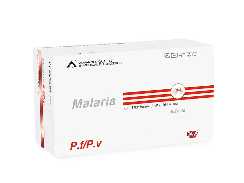 การทดสอบมาลาเรียแบบขั้นตอนเดียว (Pf/Pv) แบบสามบรรทัด