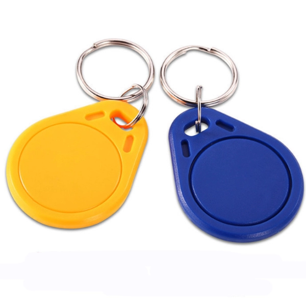 สีที่กำหนดเอง RFID 13.56MHz MF classic Desfire 1k 4k Keyfob