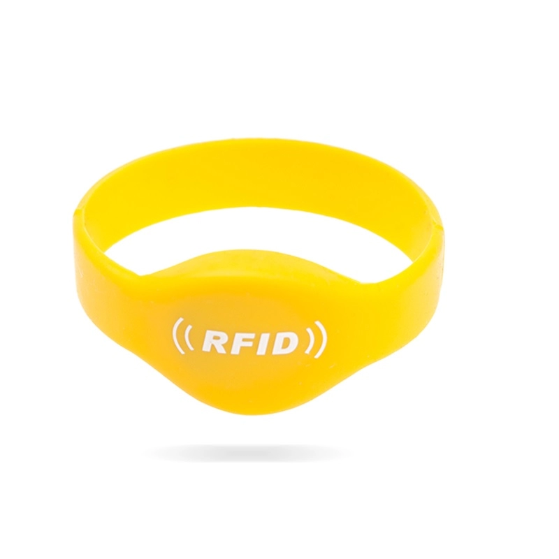 125KHz RFID T5577 อ่านและเขียนสายรัดข้อมือซิลิโคนที่ทนทาน
