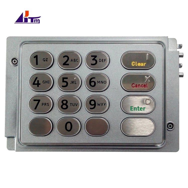 ชิ้นส่วนเครื่อง ATM NCR 66XX USB EPP Keyboard 445-0745408