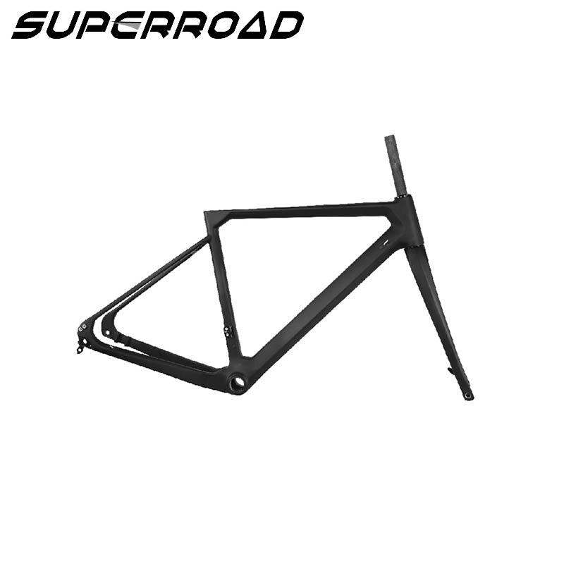 เฟรมจักรยาน Superroad Carbon Cyclocross เฟรมจักรยาน 700c Racing Gravel Bike Frame