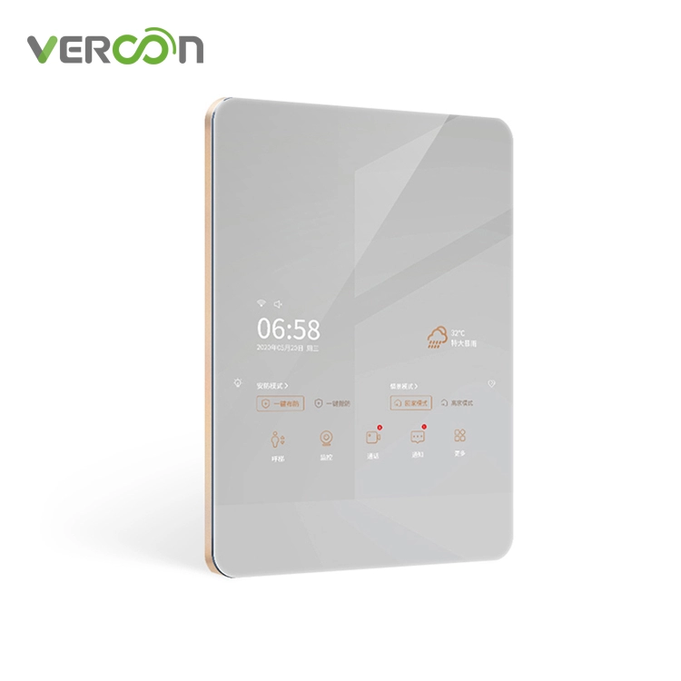 Vercon 10.1inch Smart Home Security Mirror พร้อมจอภาพ