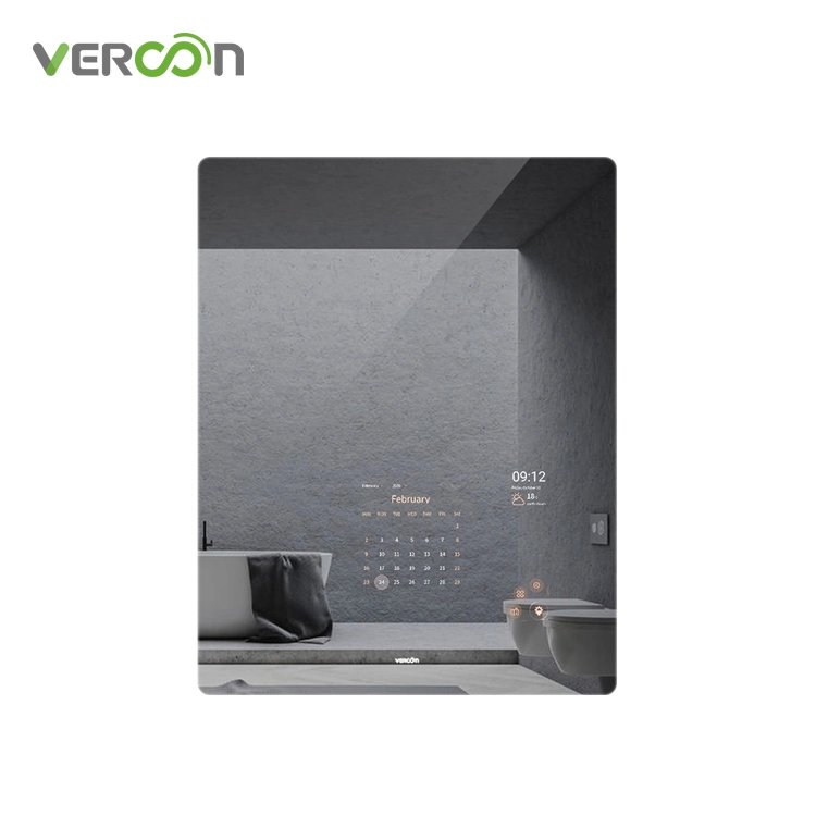 Vercon Bathroom Smart Mirror S8 ไม่มีไฟ LED Strip