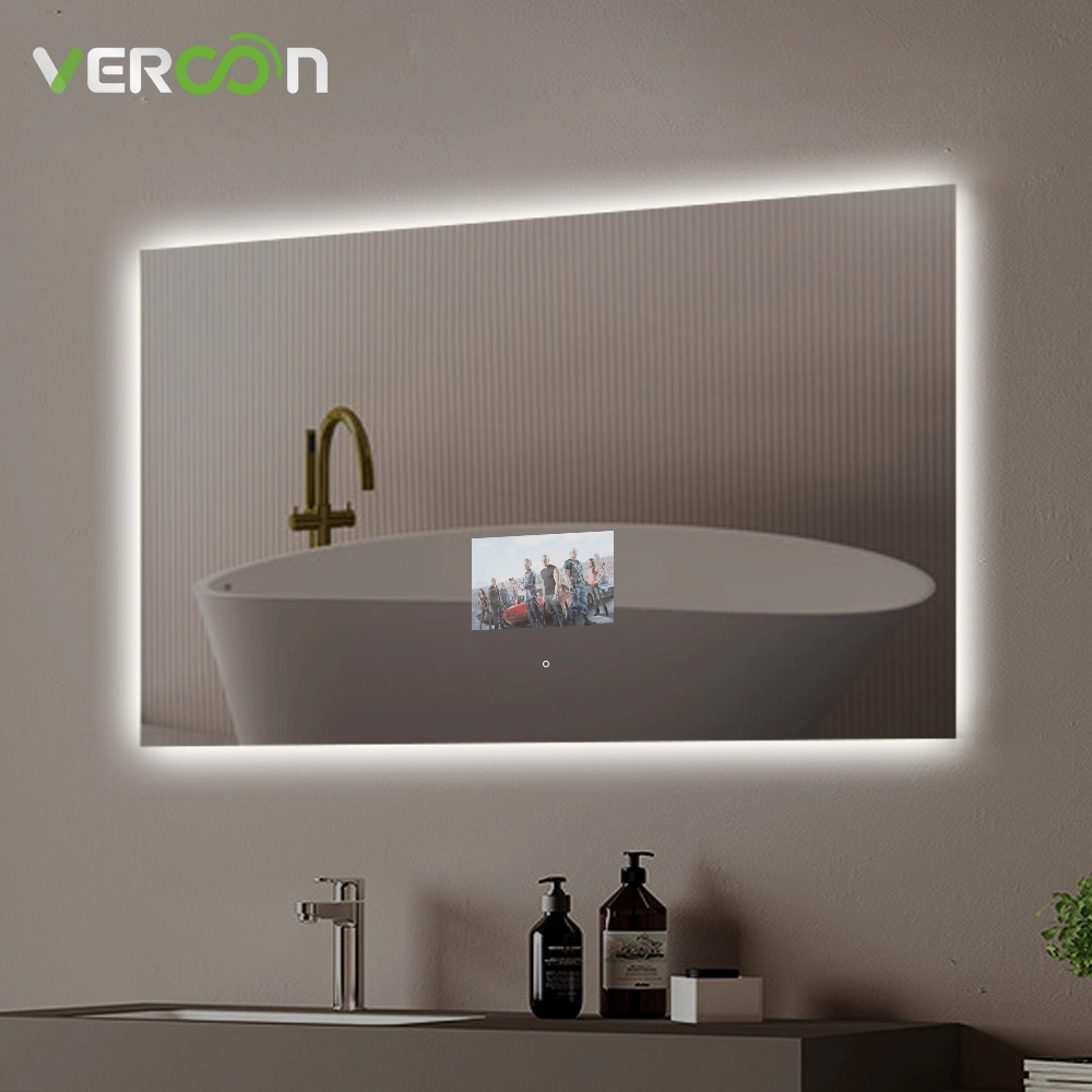 กระจกห้องน้ำอัจฉริยะย้อนแสงพร้อมระบบปฏิบัติการ Android 11 และหน้าจอสัมผัส 10.1 นิ้ว