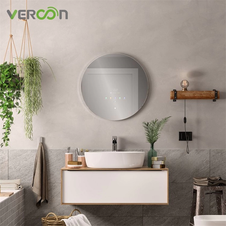 โรงงานปรับแต่งเมนบอร์ด Washroom Modern Vanity Smart Mirror