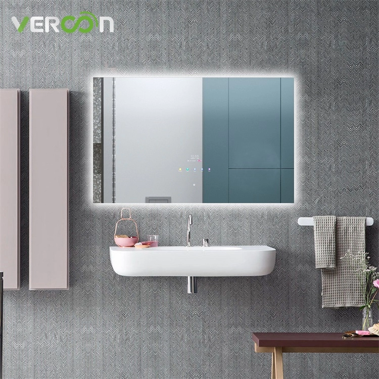 คุณภาพสูงราคาน่าดึงดูดห้องน้ำประเภทใหม่ Led Touch Smart Magic Mirror