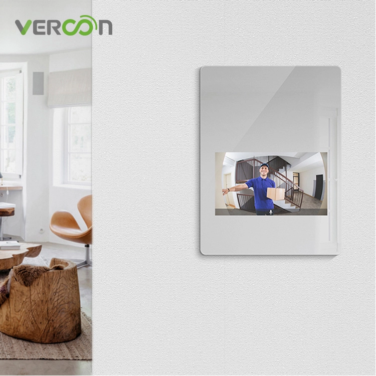Vercon 10.1inch Smart Home Security Mirror พร้อมจอภาพ