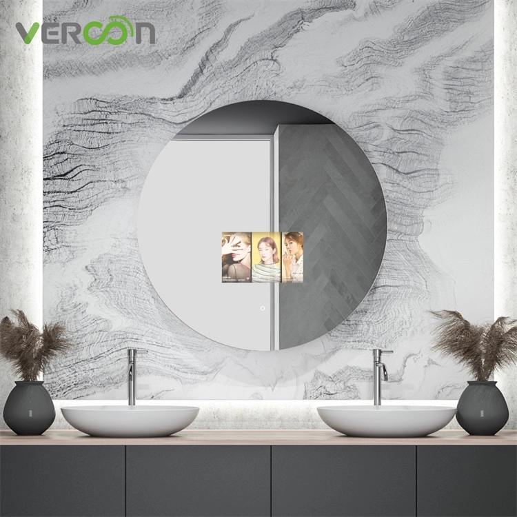 Vercon Round Smart Mirror พร้อมกระจกเงานำแสง