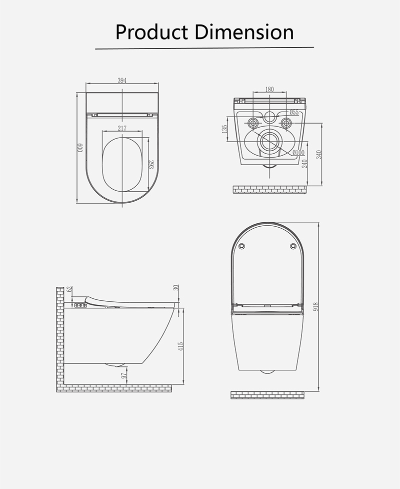 white color flushing Cabinet cistern