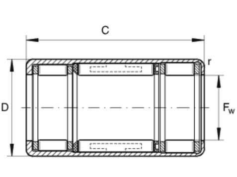 needle bearing drawing 