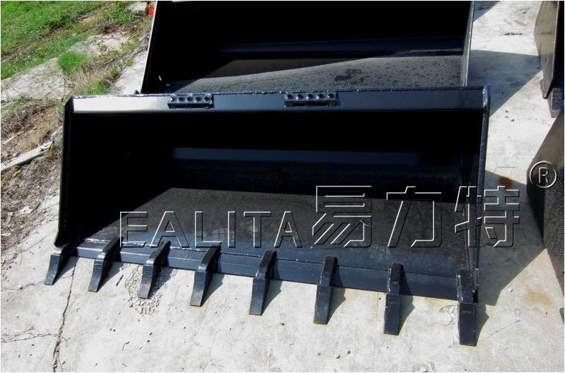 80 "Heavy Duty High Capacity Tooth Bucket Skid Steer Loader Quick Attach S-TB2030