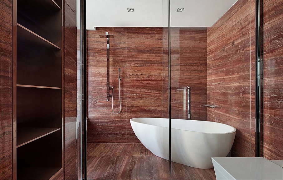 Travertine Bathroom