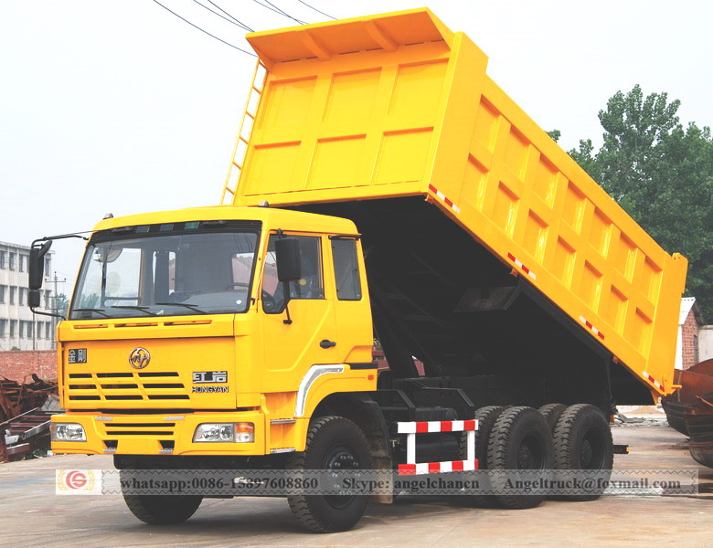 Dump lorry truck