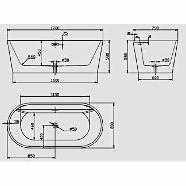 bathroom_freestand_acrylic_bathtub_Freistehende_Badewanne_Acryl_vrijstaand_bad_van_acryl_NEUNAS_AT198-1