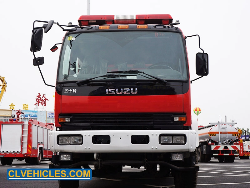 ISUZU FVZ ถังเก็บน้ำ 12000 ลิตร และถังโฟม 4000 ลิตร รถดับเพลิง