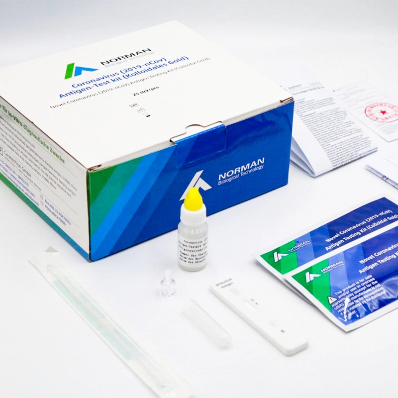 ชุดทดสอบแอนติเจนคอมโบ 2019-nCoV/Flu A/B (ทองคำคอลลอยด์)