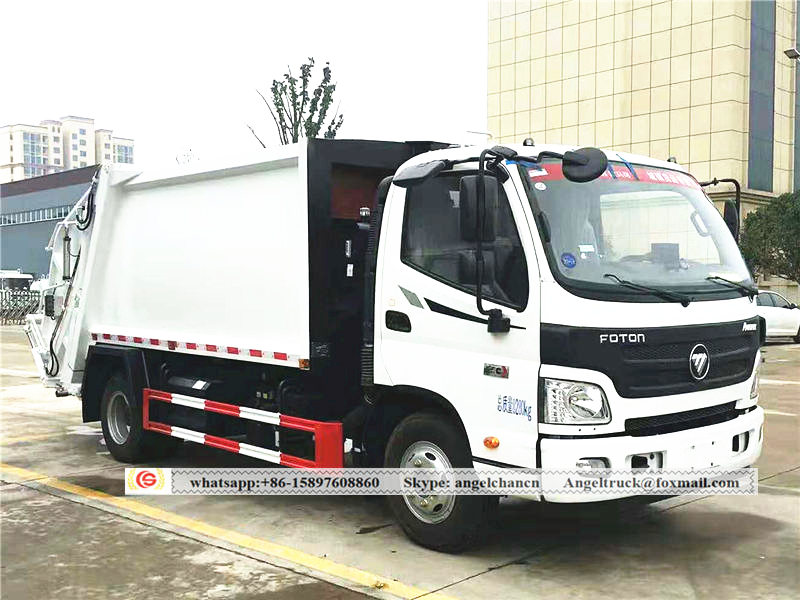 rubbish compactor truck