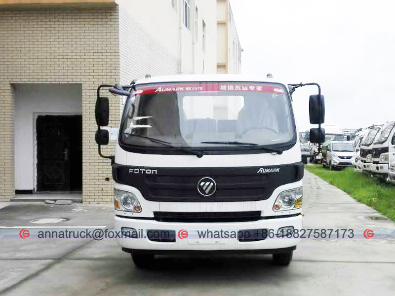 6cbm FOTON Garbage Compactor Vehicle-Front