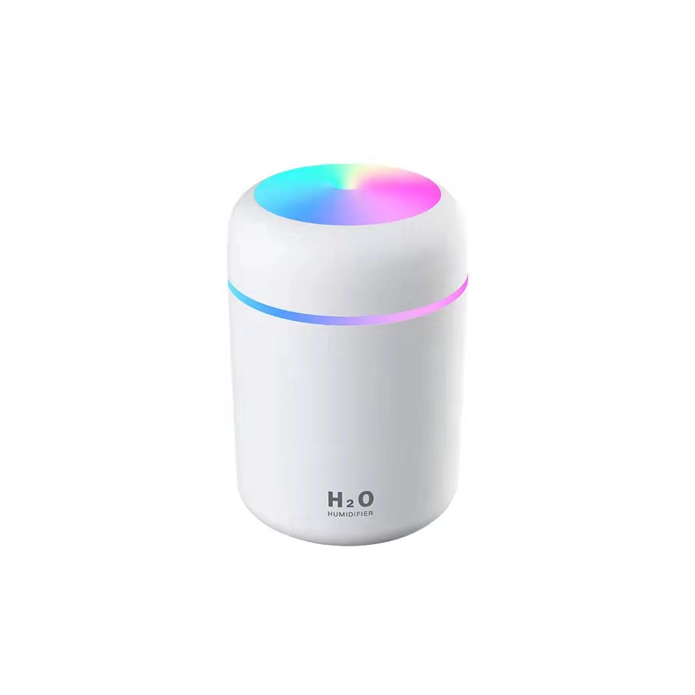 USB 300ml แบบพกพาที่มีสีสัน Mini Humidifier Essential Oil Diffuser