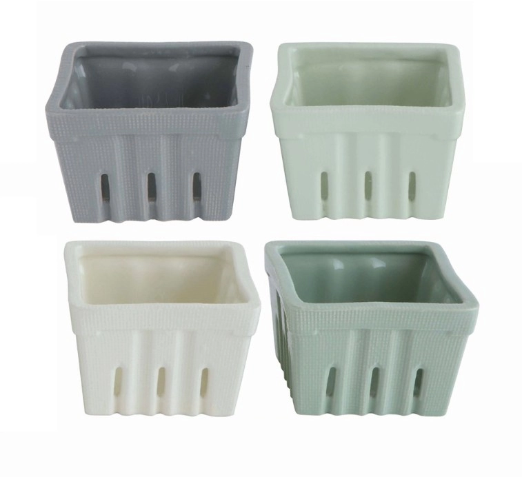 Creative Ceramic 4" Square Stoneware Berry Bowl มี 4 สี