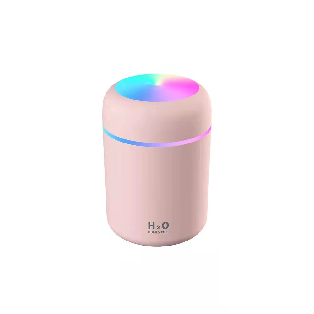 USB 300ml แบบพกพาที่มีสีสัน Mini Humidifier Essential Oil Diffuser