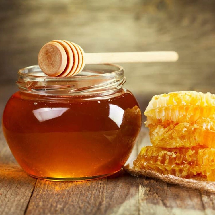 น้ำผึ้ง Sidr ธรรมชาติจำนวนมากที่ผ่านการรับรองฮาลาล