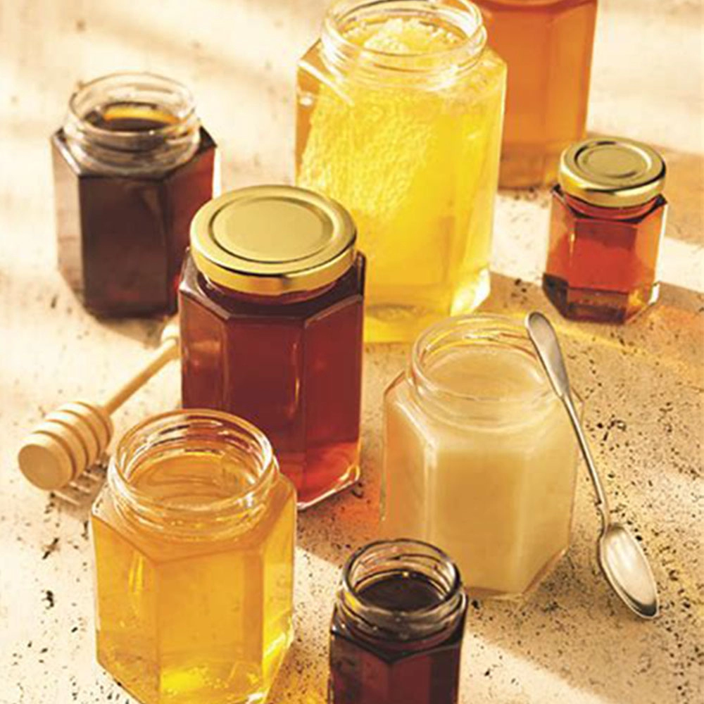 น้ำผึ้งบัควีทธรรมชาติสีเหลืองอำพันเข้ม OEM สำหรับยา