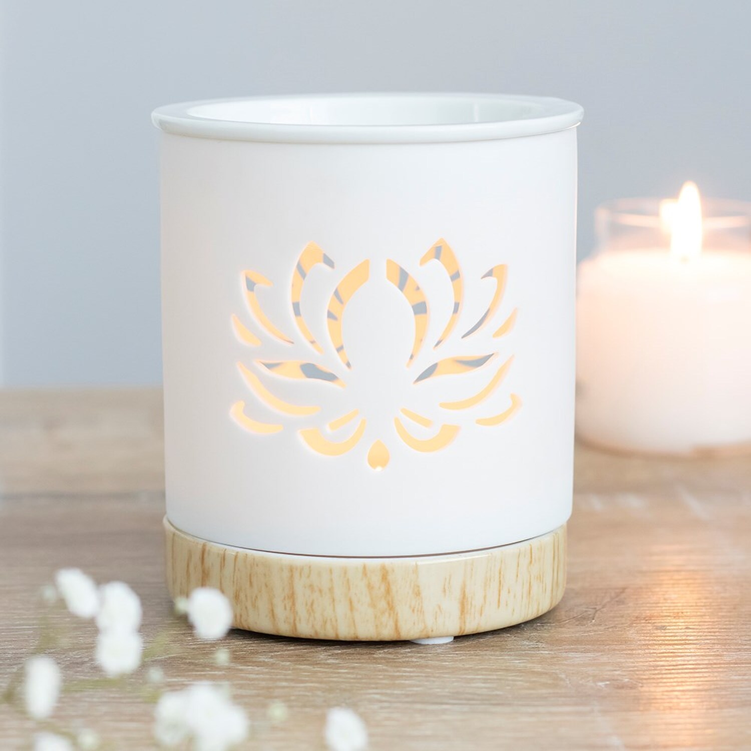 lotus wax burner