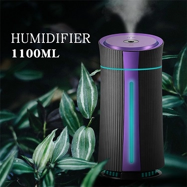 Mist Humidifier Mini USB Air Humidifier สำหรับรถยนต์ 7 สี
