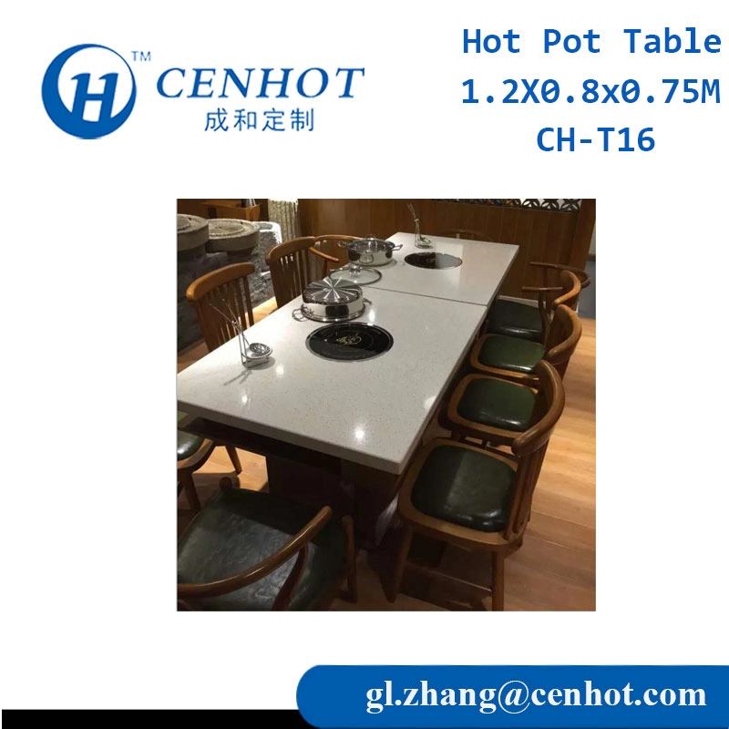 หม้อร้อนบนโต๊ะพร้อมหม้อหุงข้าวเหนี่ยวนำซัพพลายเออร์จีน - CENHOT