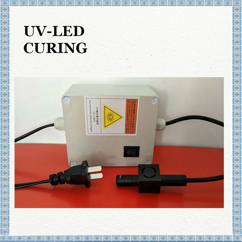 เครื่องทำความเย็นด้วยอากาศแบบ Single Irradiation Head UV LED Spot Light Source