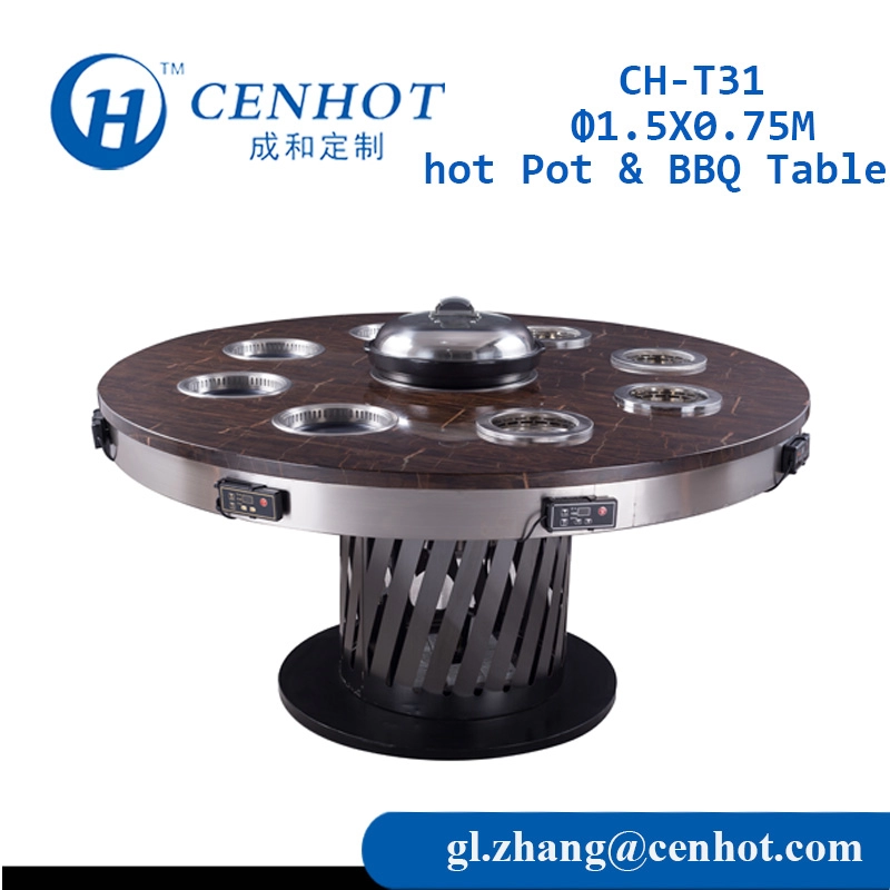 ขายหม้อไฟขนาดเล็กและโต๊ะบาร์บีคิวเกาหลีแบบกำหนดเอง CH-T31 - CENHOT