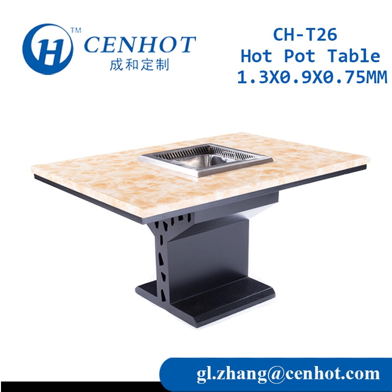 โต๊ะหม้อไฟเชิงพาณิชย์สำหรับขายร้านอาหารจีนซัพพลายเออร์ - CENHOT