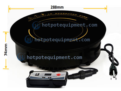 Round Built-in Hotpot Induction Cookers Manufacturers For Restaurant Size - CENHOT