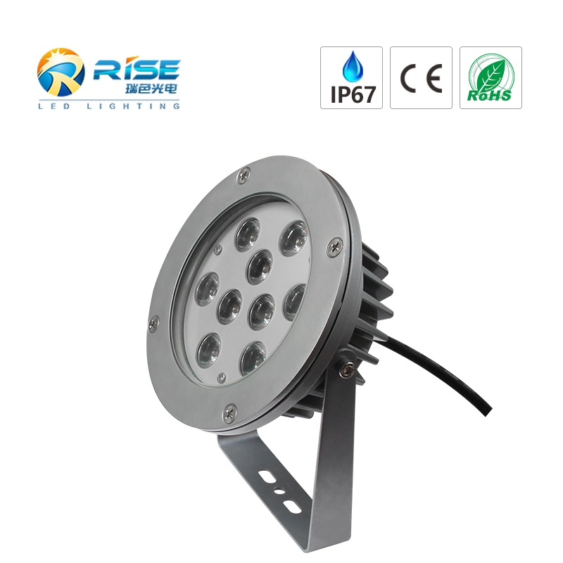 ไฟสปอร์ตไลท์แนวนอน LED CREE RGB 9W