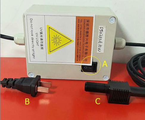 แหล่งกำเนิดแสง UV Spot 10W 365nm