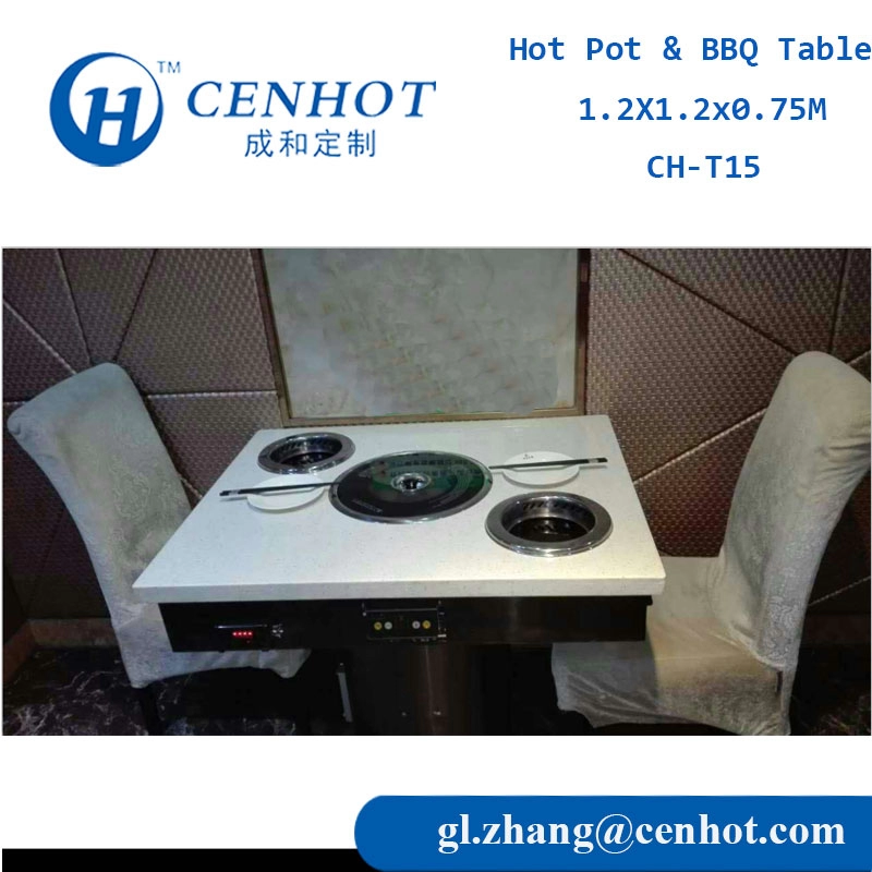 Shabu Shabu Table ผู้จัดจำหน่ายโต๊ะบาร์บีคิวเกาหลี China - CENHOT