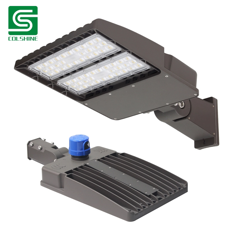 ไฟ LED Shoebox กลางแจ้ง 300 วัตต์หรี่แสงได้ด้วย Photocell ARM Mount
