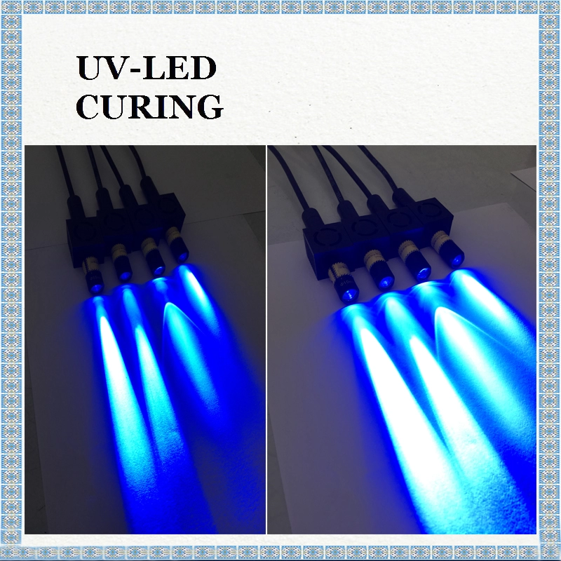 ไฟ LED UV สำหรับระบายความร้อนด้วยอากาศเพื่อการบ่มกาวยูวีอย่างรวดเร็ว