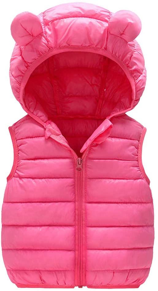 Pink Toddler Vest Down Jacket