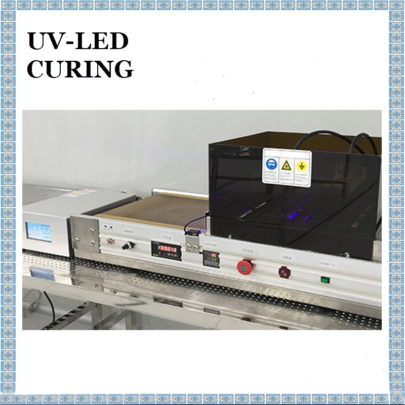 คุณภาพสูง UV LED Curing Conveyor Machine เครื่องเป่าหน้าจอการพิมพ์