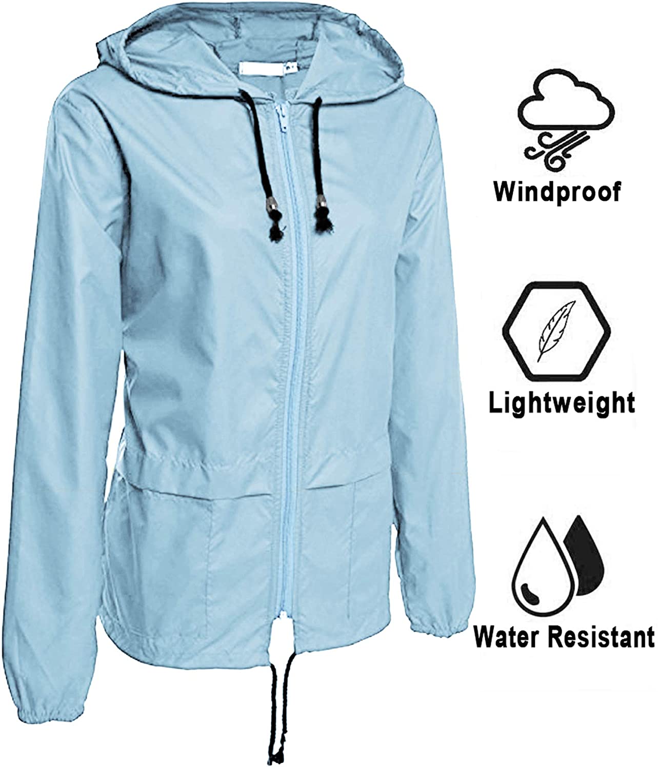 women PACKABLE RAIN JACKET