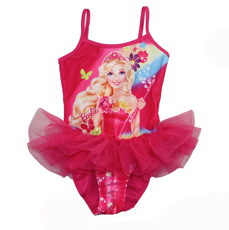 ชุดว่ายน้ำทูพีซสีแดง Disney Girls Tutu