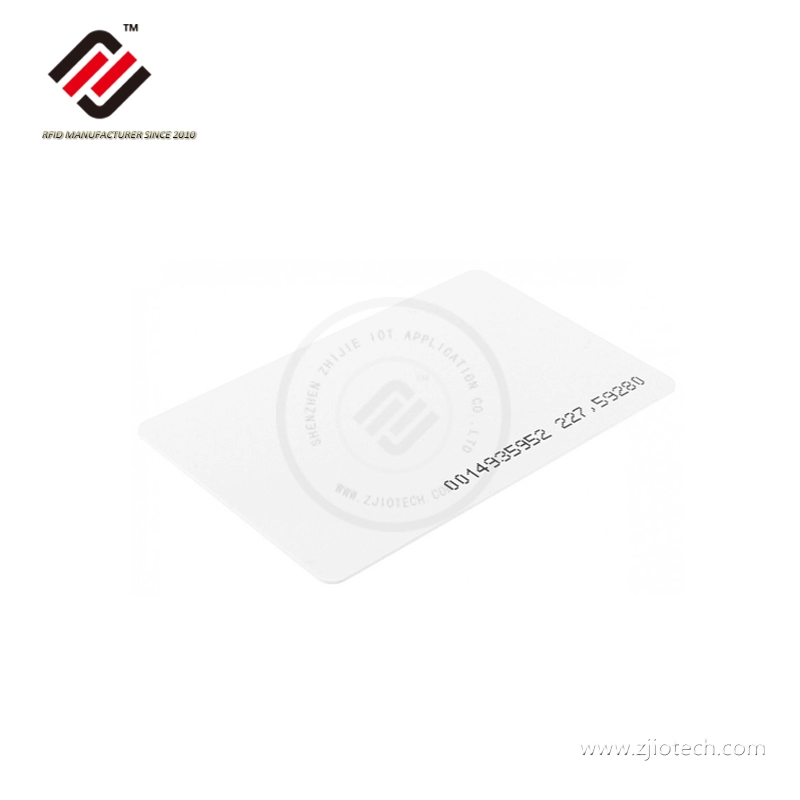 พิมพ์ PVC 125KHz LF บัตรเปล่า RFID
